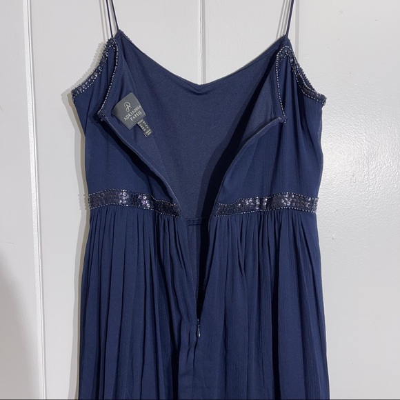 Adrianna Papell Beaded Chiffon Formal Gown - Picture 7 of 11